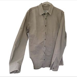 Pull&Bear Long Sleeve Men Button Up Shirt